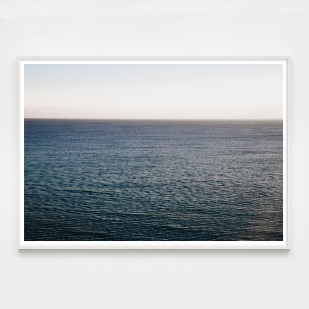 Miami A.m. - 30" X 20" (32" X 22" Framed), Black