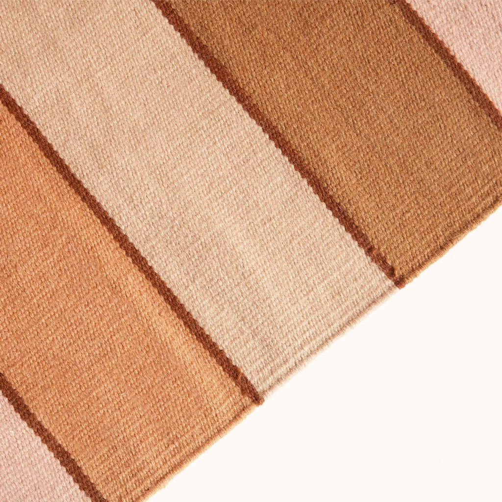 Paolo Rug 2.5' X 7', Camel, Peach Multi