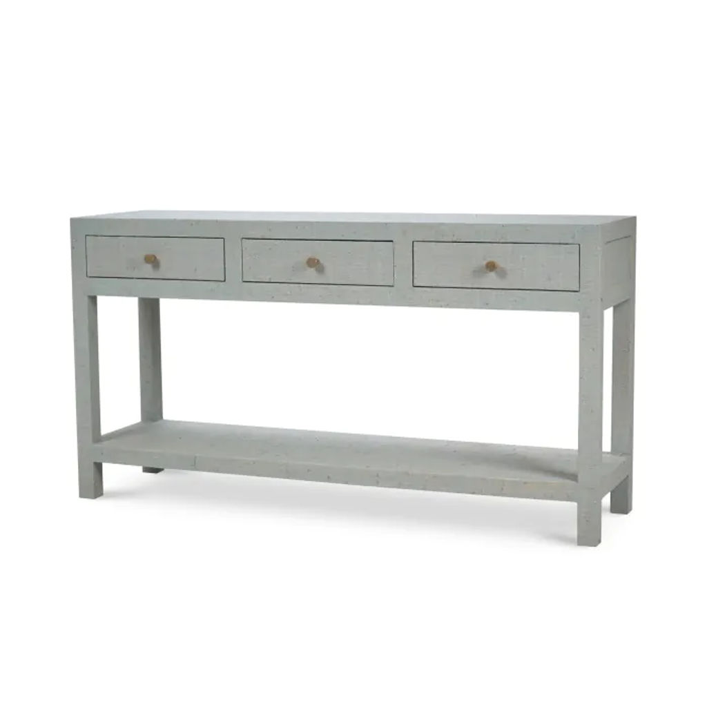 Kagu Console Table W/Raffia