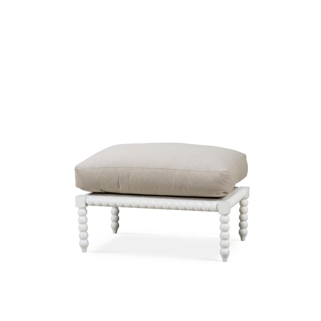 Preview image for Cholet Ottoman In Architectural White W/ Camelot Performance Fabric