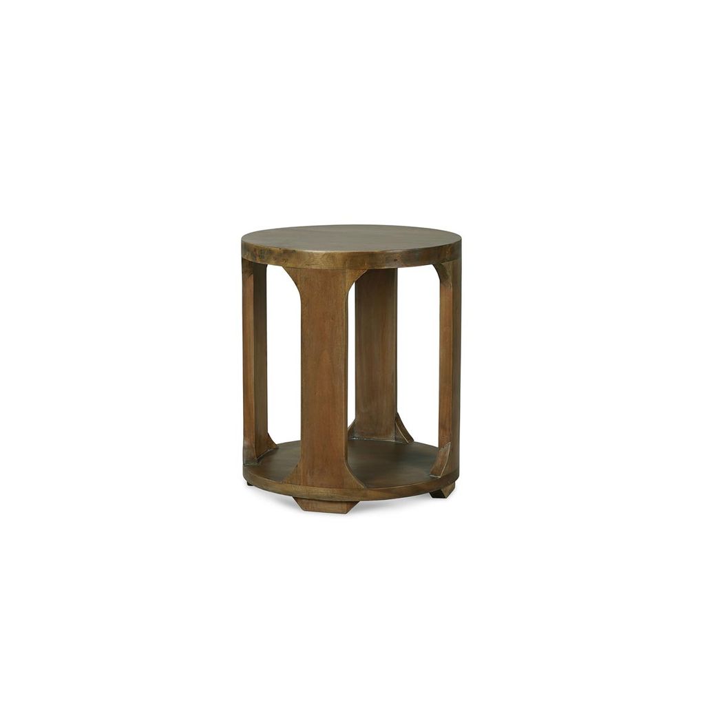 Corte End Table In Straw Wash