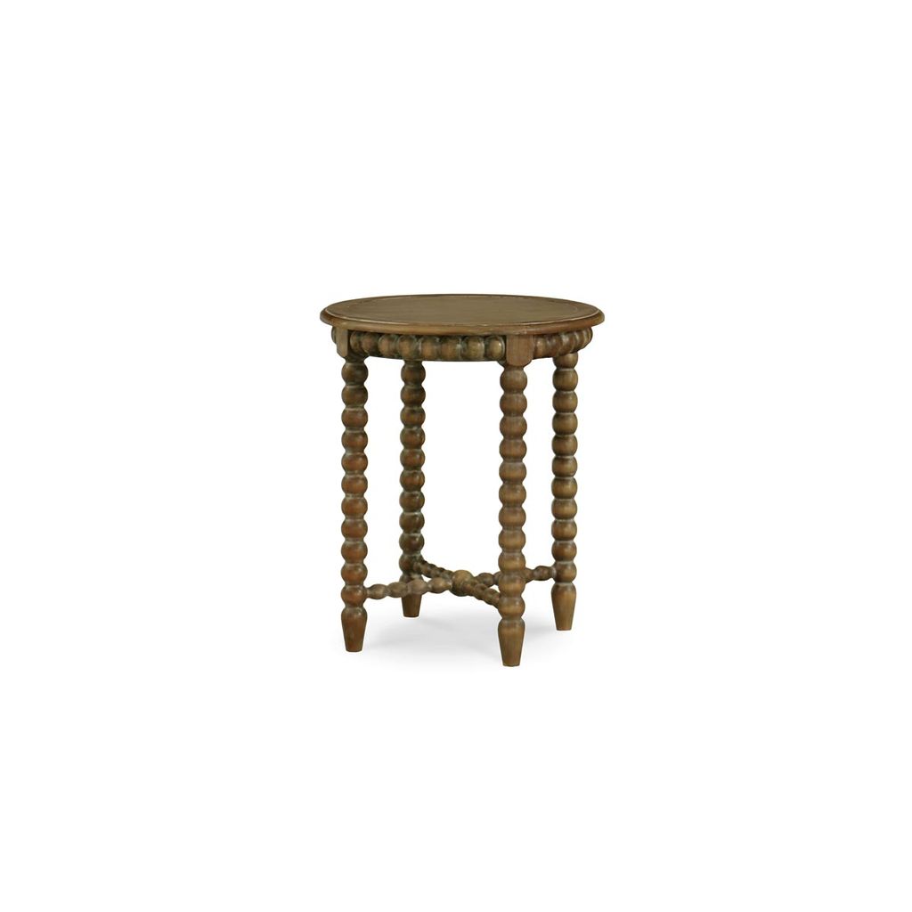 Preview image for Cholet Round End Table In Straw Wash
