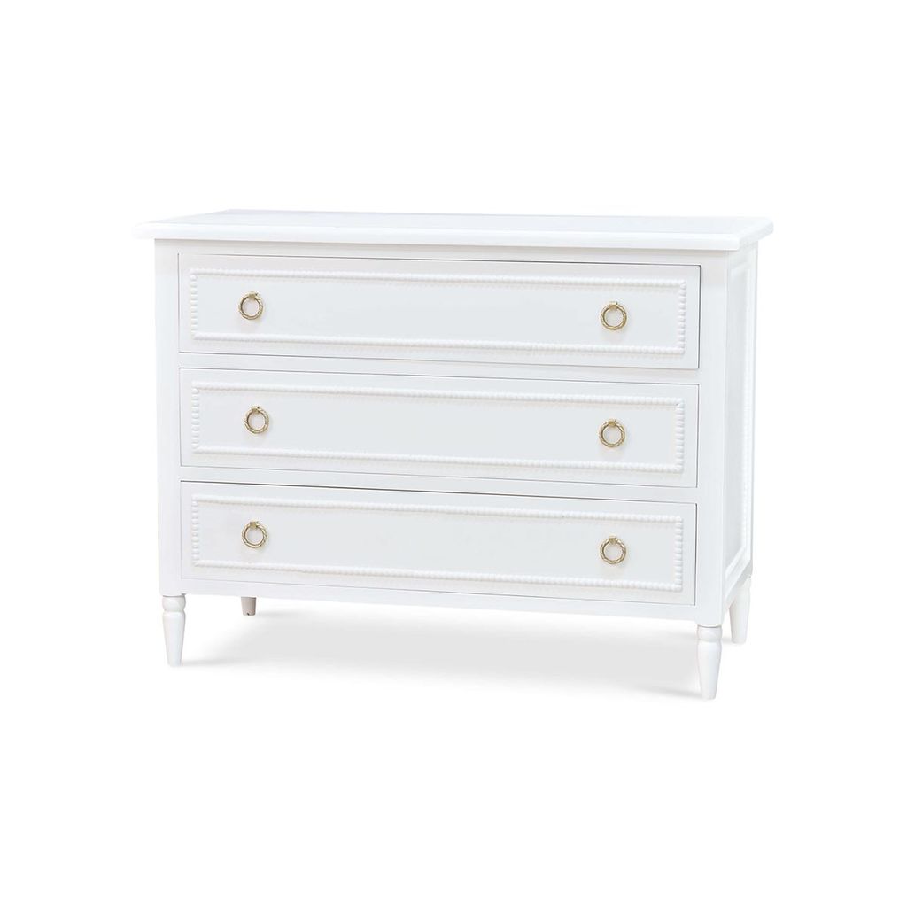 Cholet 3 Drawer Dresser In Architectural White