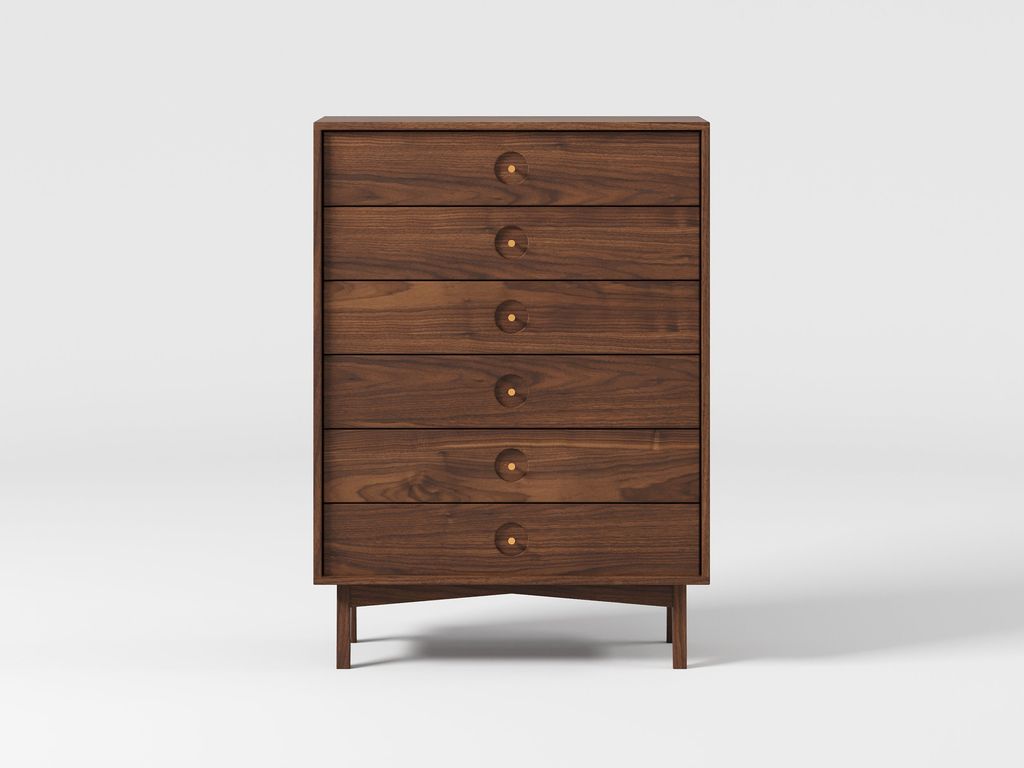 Preview image for Florence Highboy Dresser, Natural, Walnut