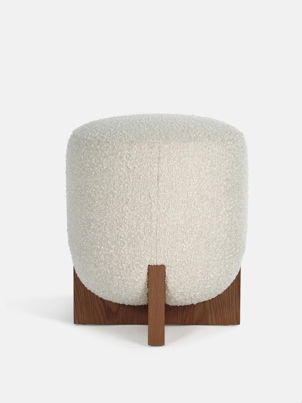 Preview image for Eldon Stool, Walnut, Boucle, Us