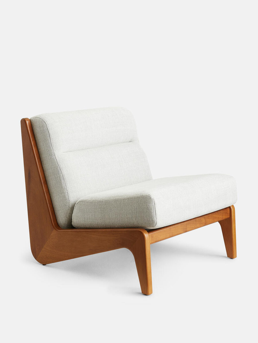 Fletcher Outdoor Armless Chair, Natural, Us
