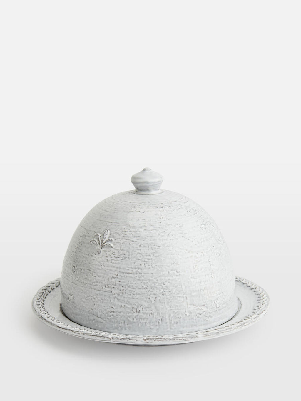 Hillcrest Butter Dish, White