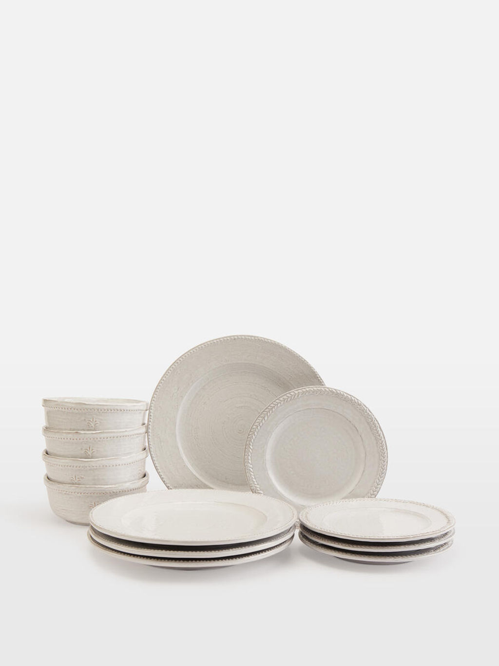 Preview image for Hillcrest White 12 Piece Dinnerware Set