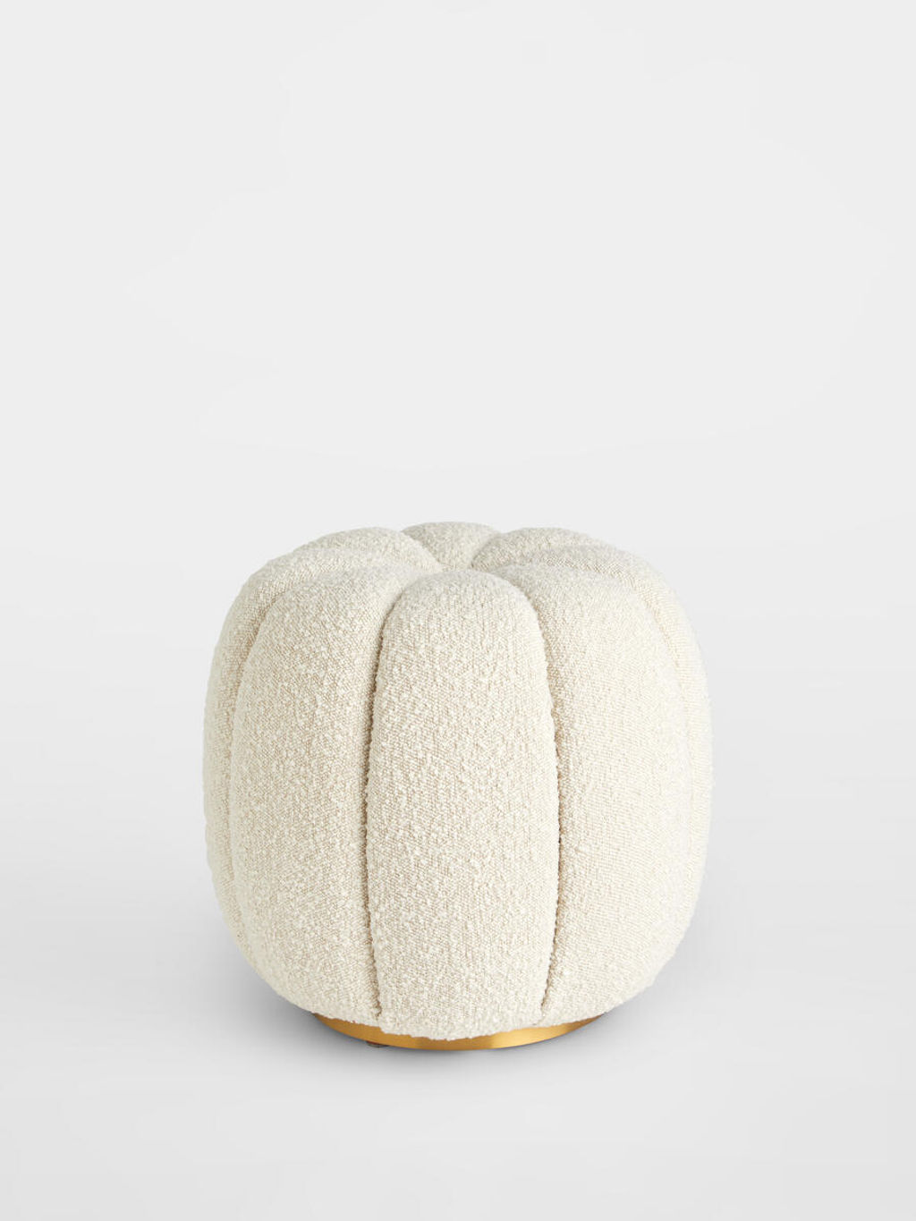 Preview image for Sofia Footstool Boucle Natural, Us