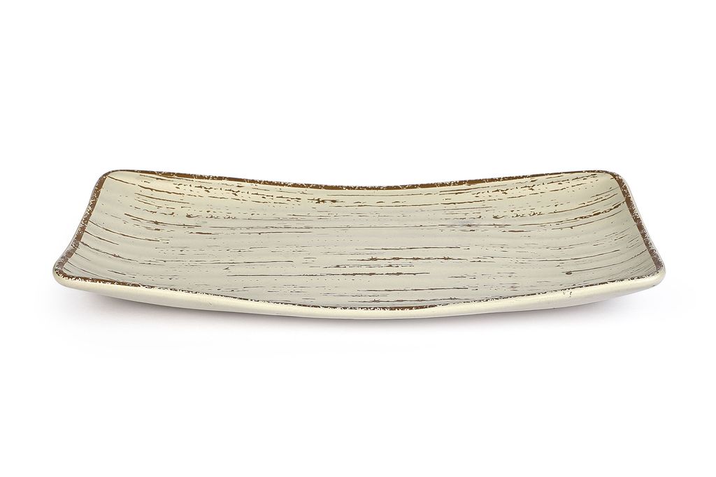 Ceramic Boat Platter 11.7" X 6" X 0.5", Ivory ( Set Of 2)