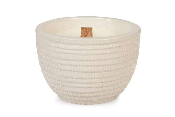Soy Wax Cup Concrete Candle Jar 3.1" X 2.3", White