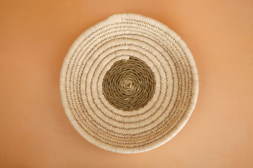 Preview image for Palm & Sabai Grass Round Basket 13" Round