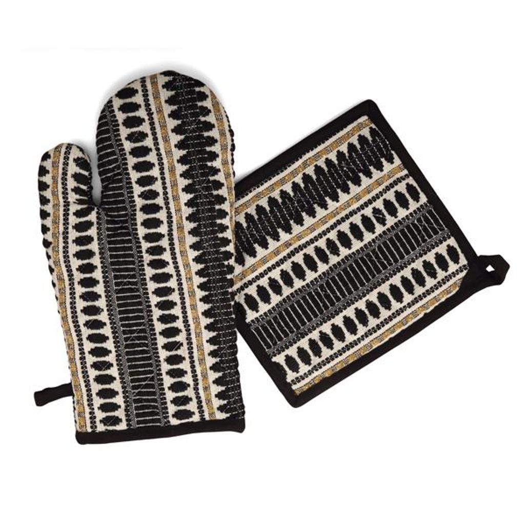 Etoie Oven Mitts & Pot Holder (Set Of 2)