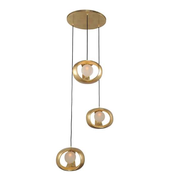 Calistoga 25 Inch Pendant 9", Gold Leaf