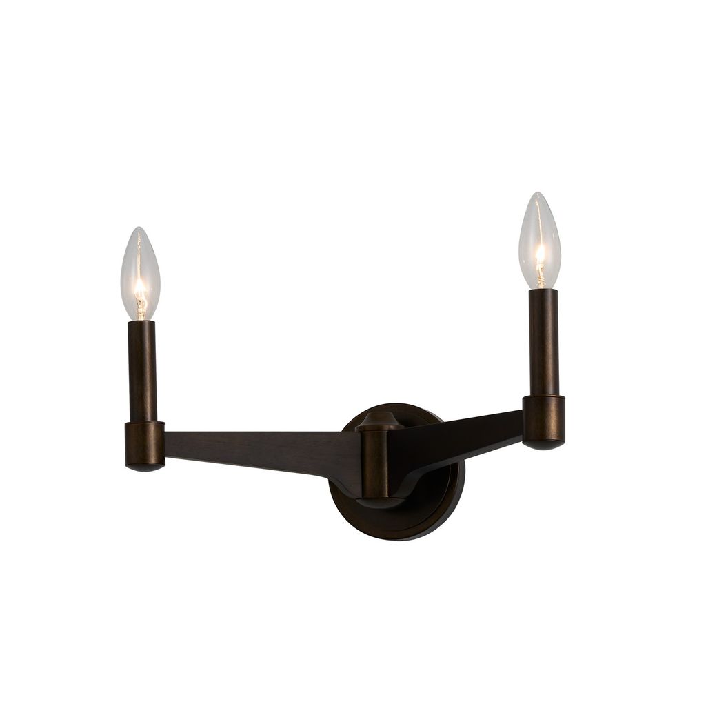 Preview image for Tono 2 Lt Wall Sconce 14" X 10", Vintage Bronze