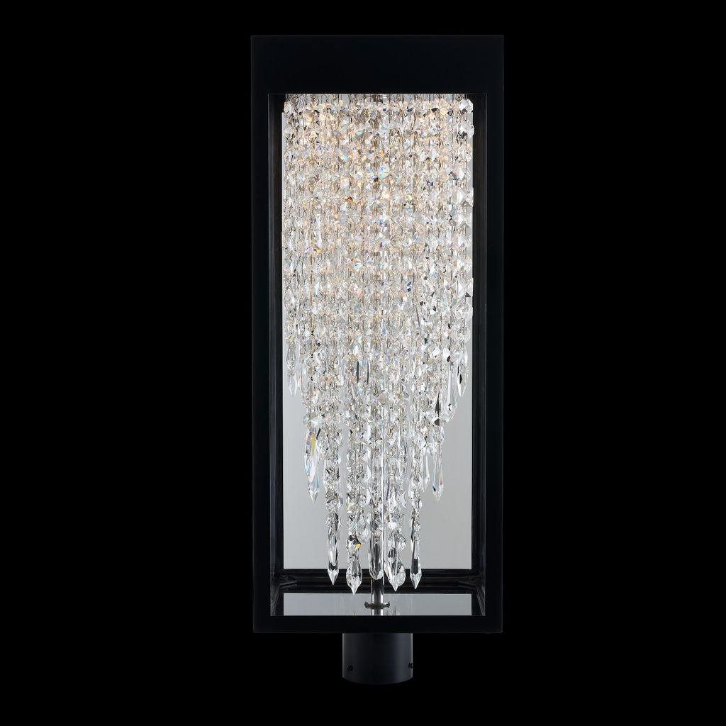 Preview image for Glam Outdoor LED Post Mount, Matte Black
