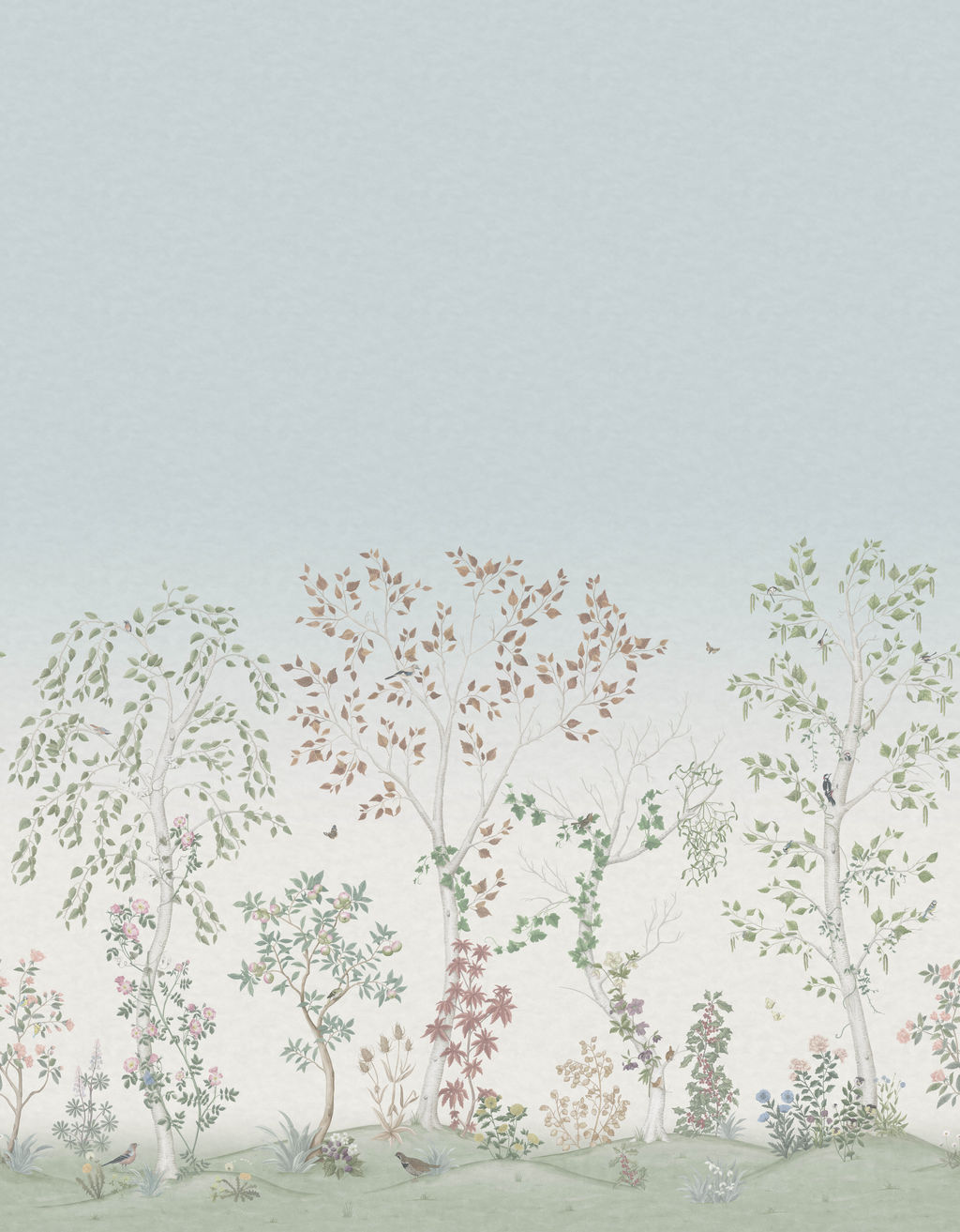 Seasonal Woods-Clear Skies