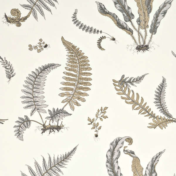 Ferns-Dove Grey/Silver