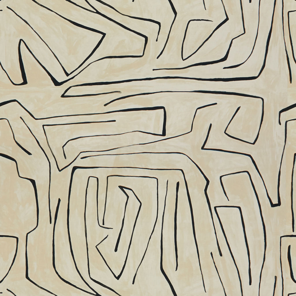 Graffito-Linen/Onyx