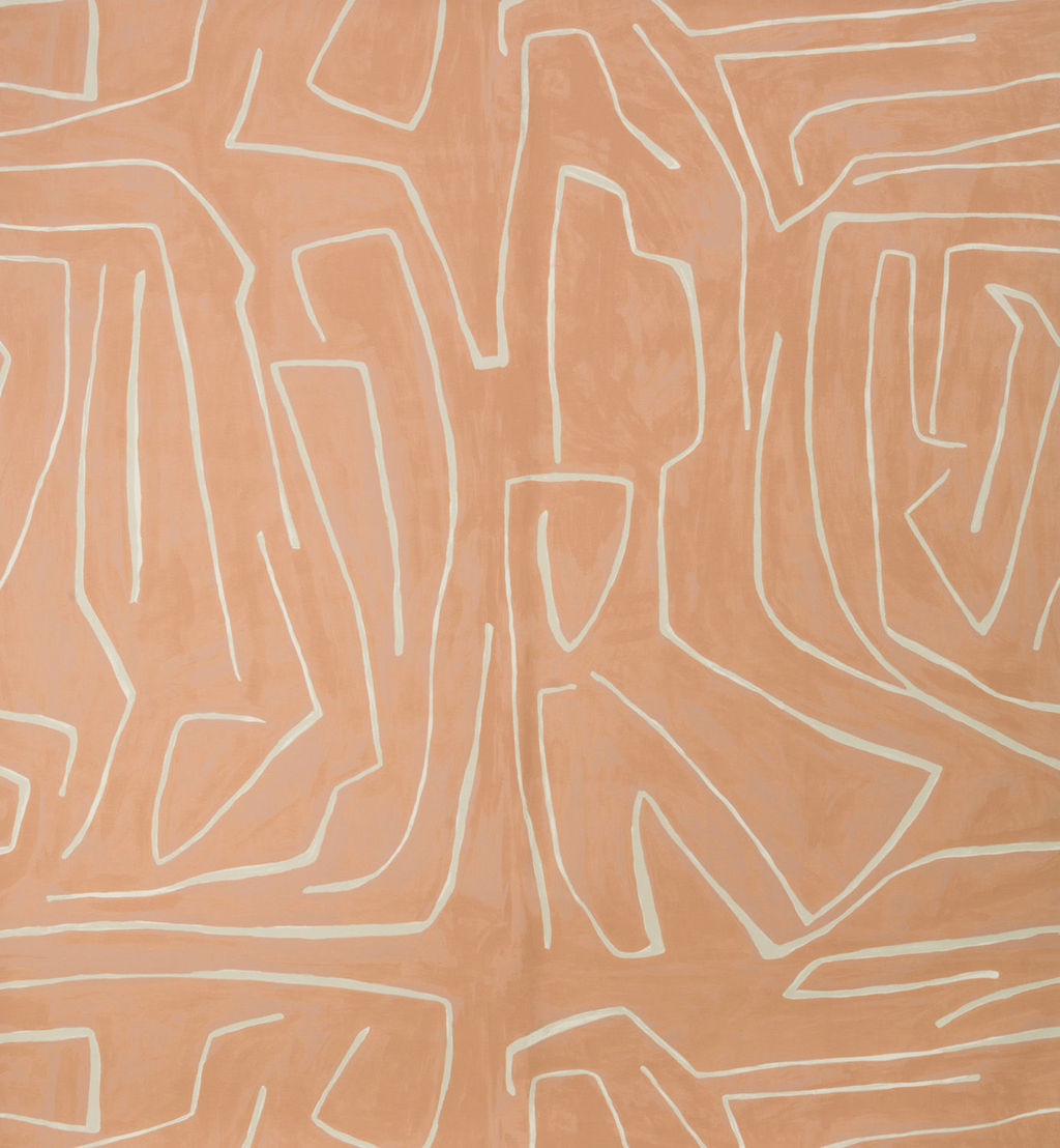 Graffito-Salmon/Cream