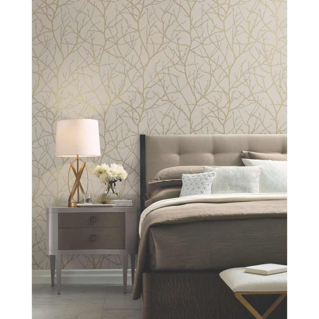 Metallic Wallpaper-W4109-416