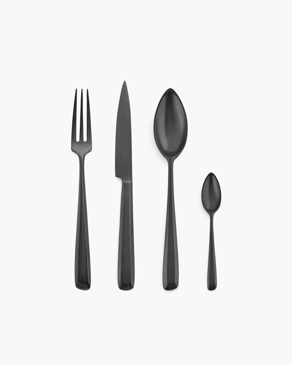 Box Cutlery 24 Pcs Black Zoe