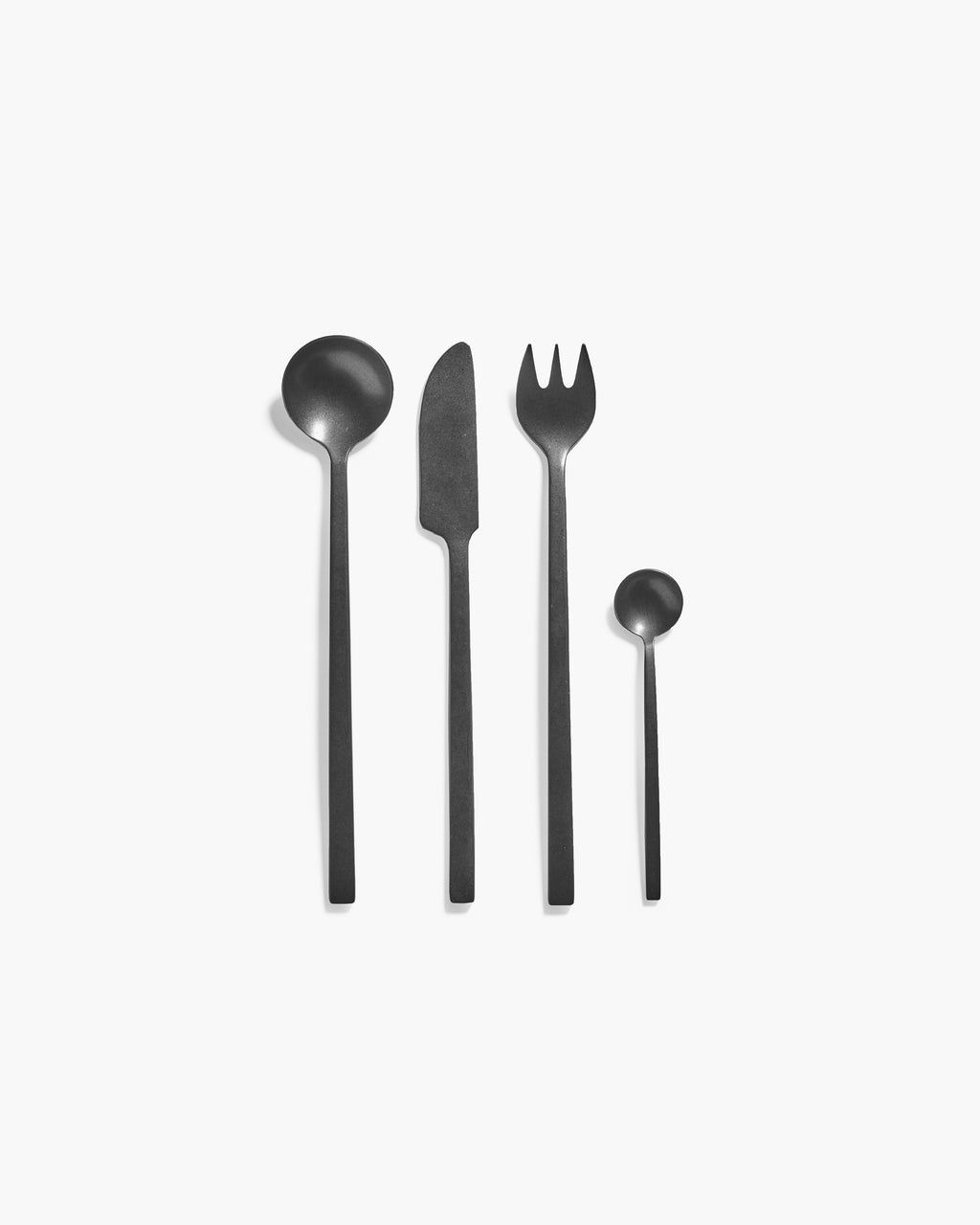 Cutlery Set 24 Pcs Black Stone. La Mere