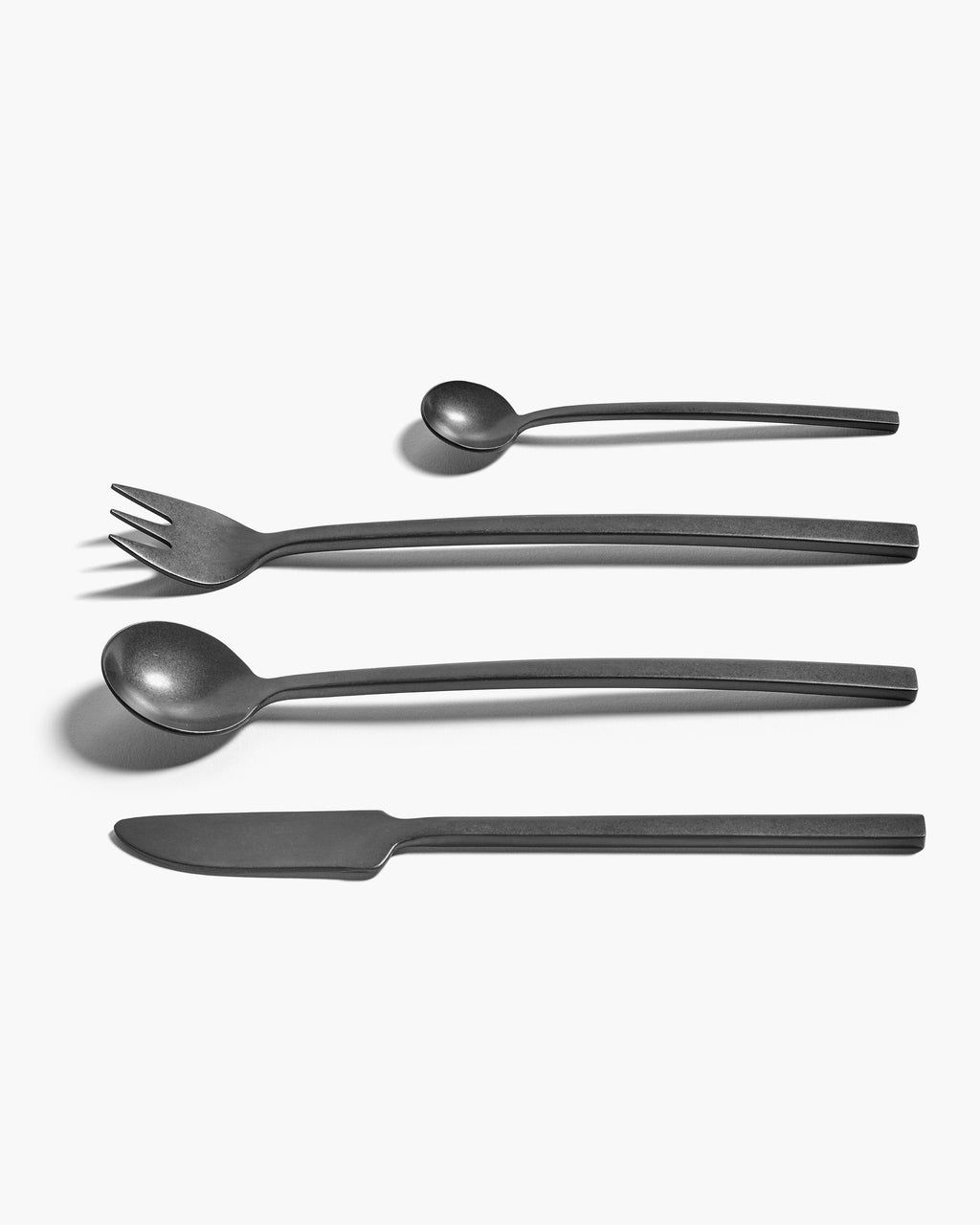 Cutlery Set 24 Pcs Black Stone. La Mere