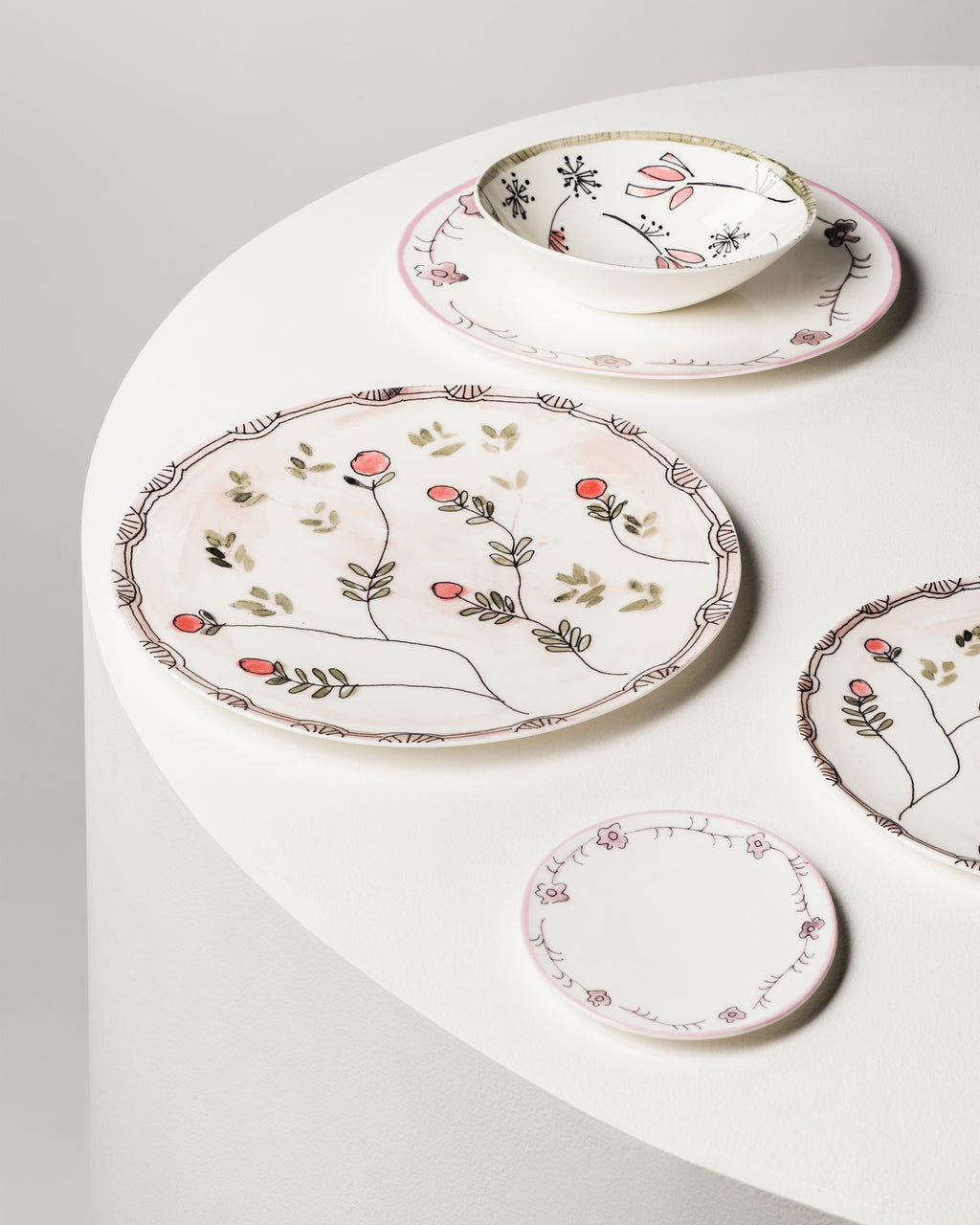 Serving Plate L Mirtillo Nude Mf