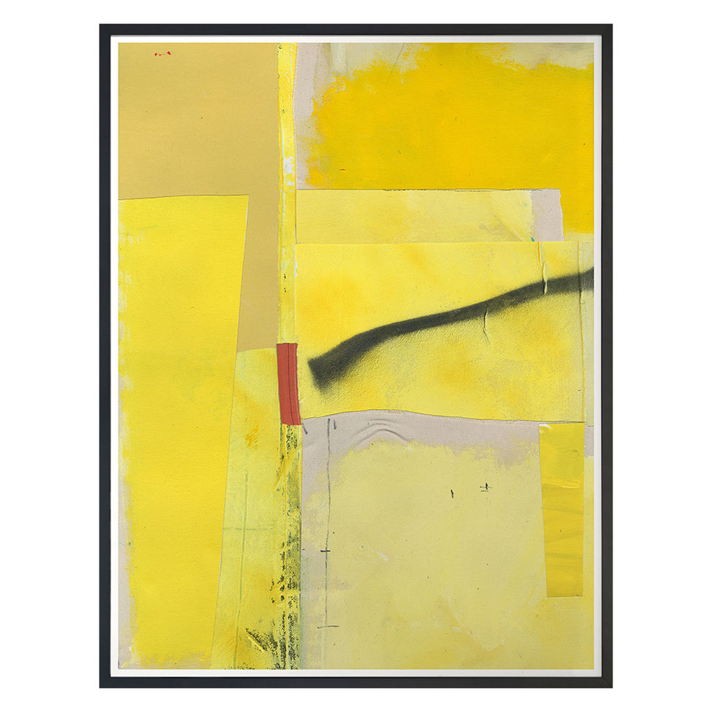 Yellow Abstract Art