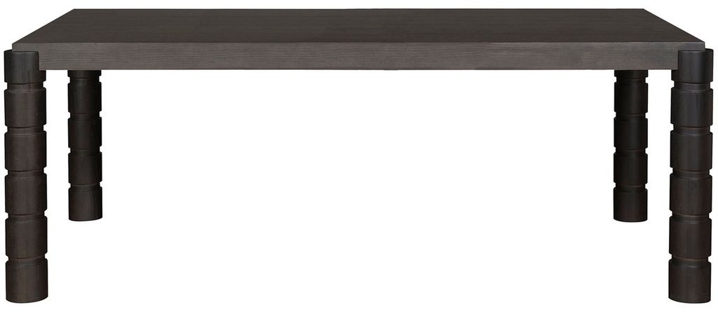 Groove Dining Table With Groove Leg 80.25" X 42.25" X 30"