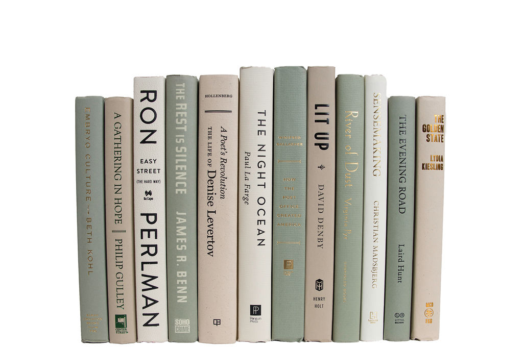 Green & Tan Decorative Books