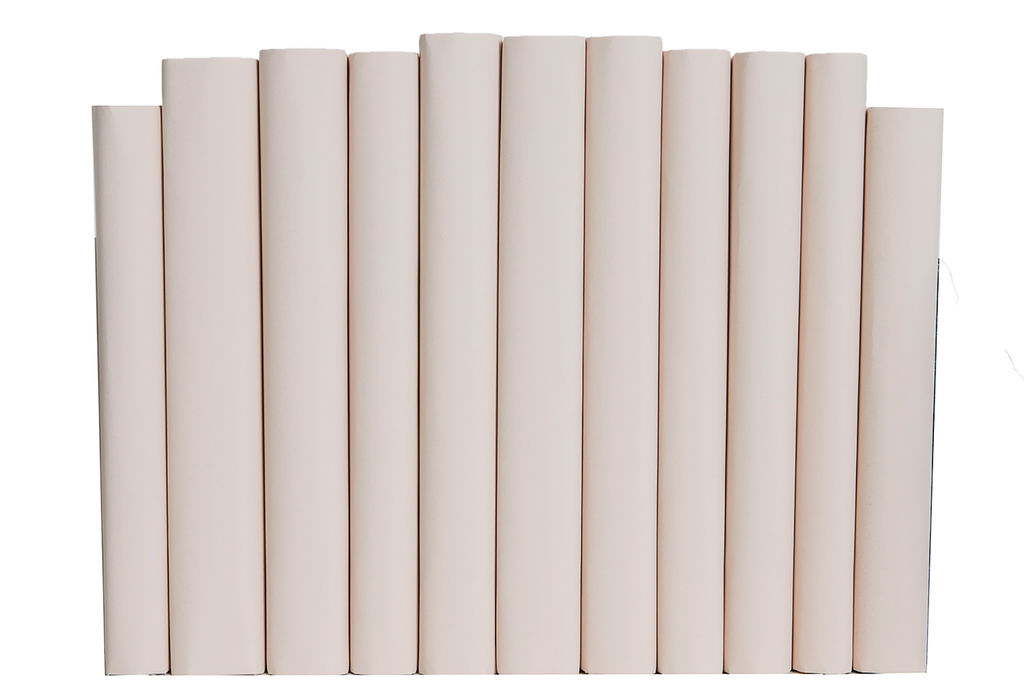 Beige Wrapped Books