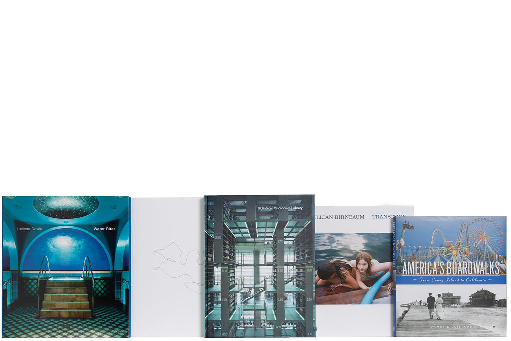 Modern Decorative Books In Blues (12"H)
