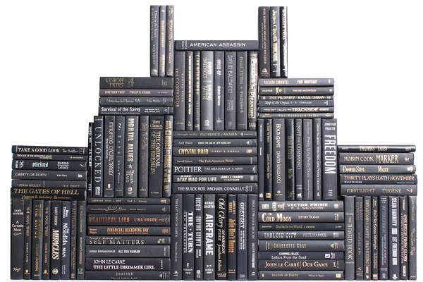 100 Grayscale books