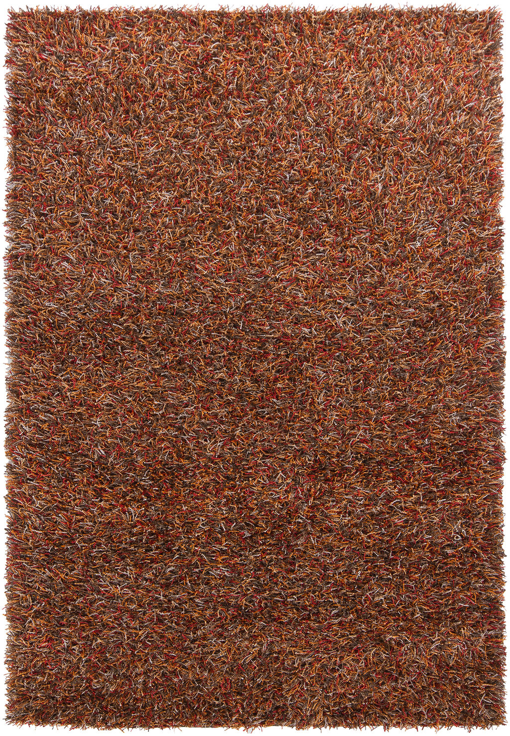 Rug, Hand-woven Contemporary Rug,Red/Orange/Brown/Grey/Black, Polyester, 60"W x 90"D