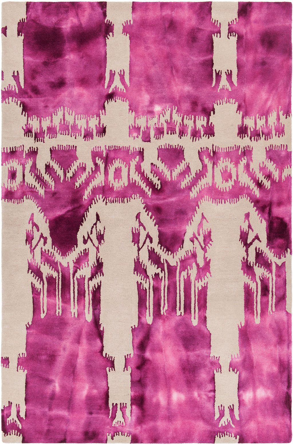 Pink & Beige Area Rug