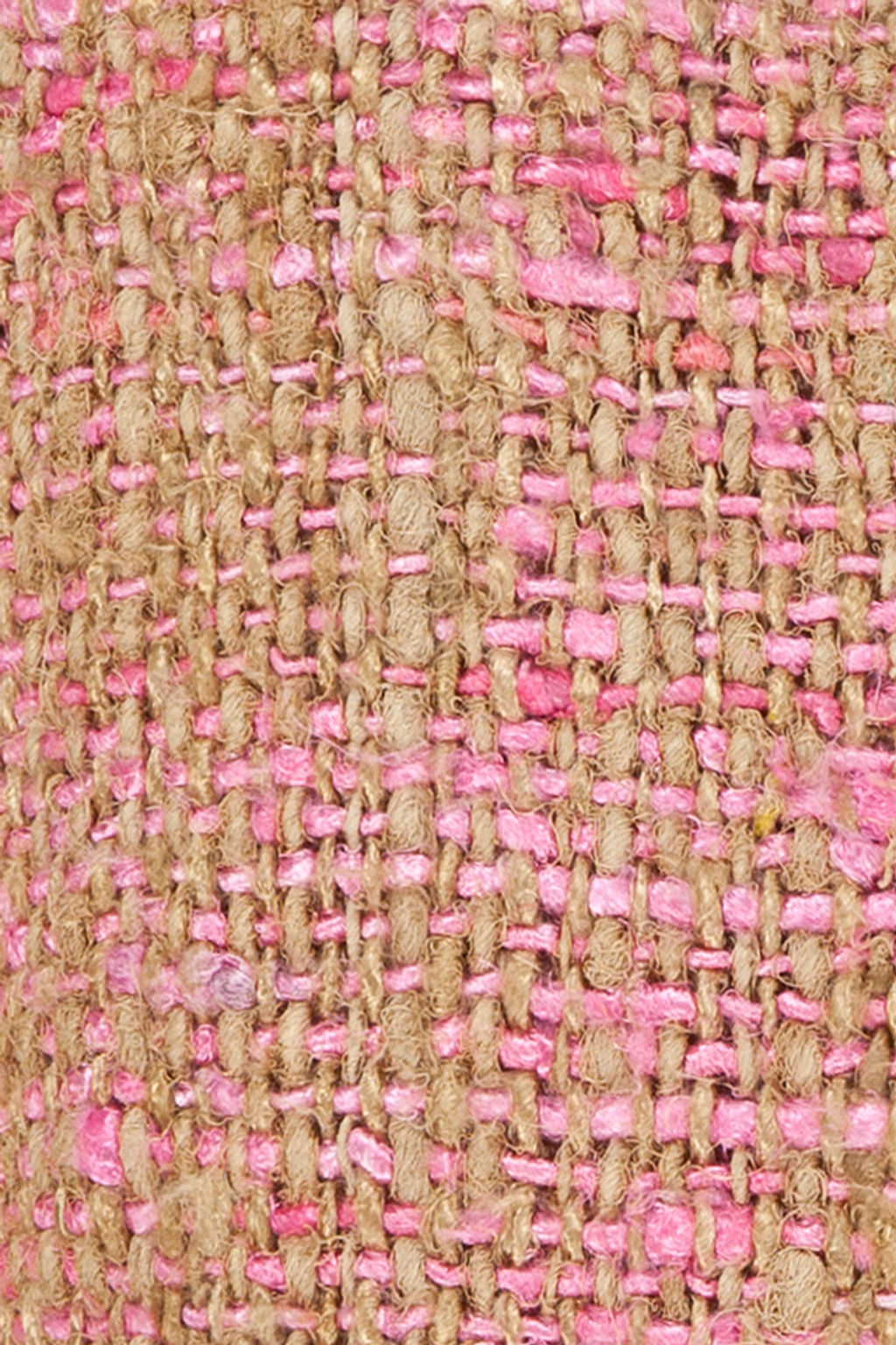 Pink Natural Fiber Pillow 1'10X1'10