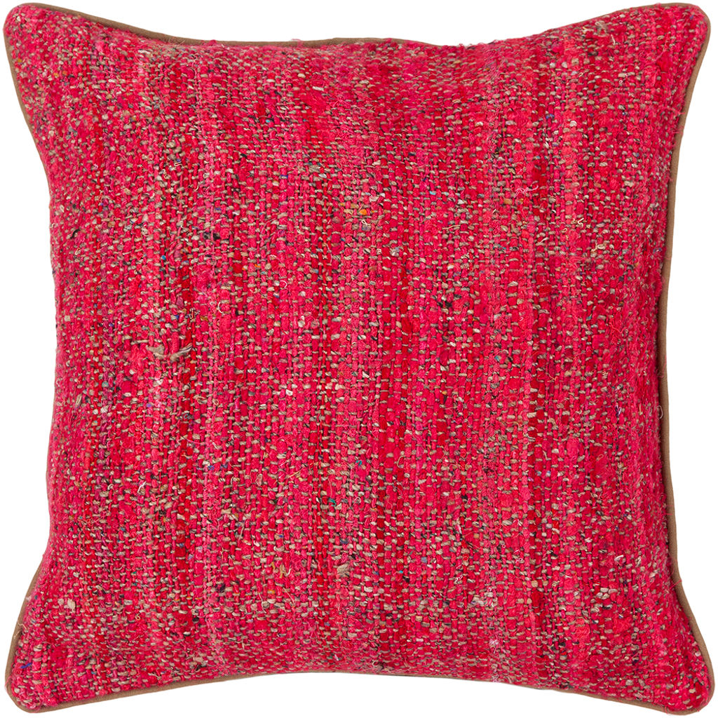 Vibrant Ruby Pillow 1'10X1'10