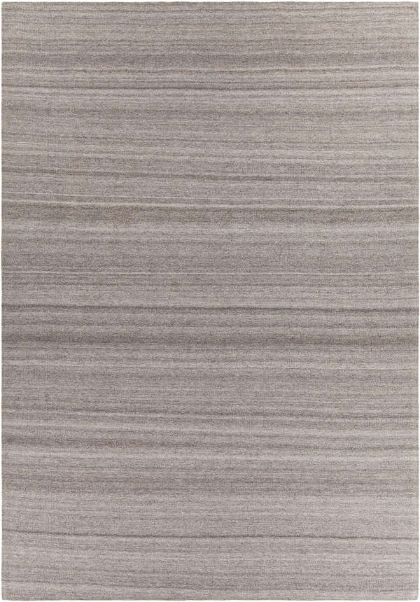 93"w Grey Hand-woven Rug