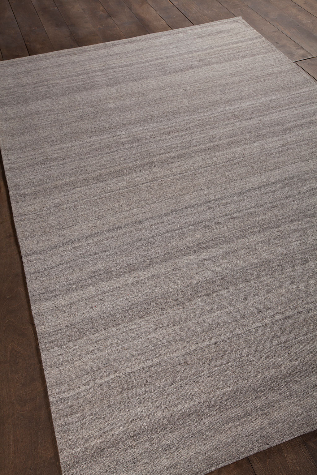 93"w Grey Hand-woven Rug