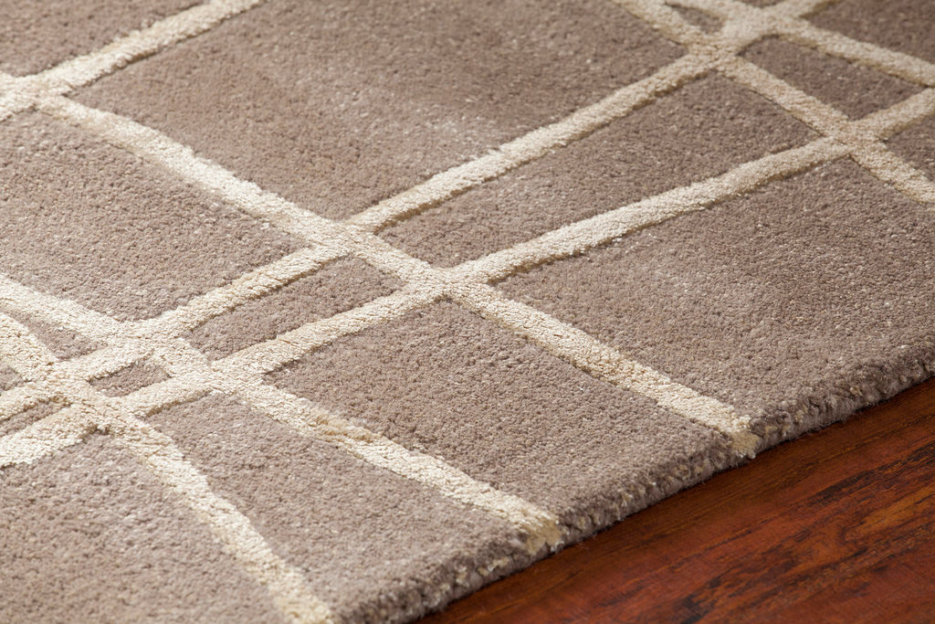 Rug, Truly Transitional in Beige, easy care 85%Polypropylene/15%Polyester, 108" x 156"