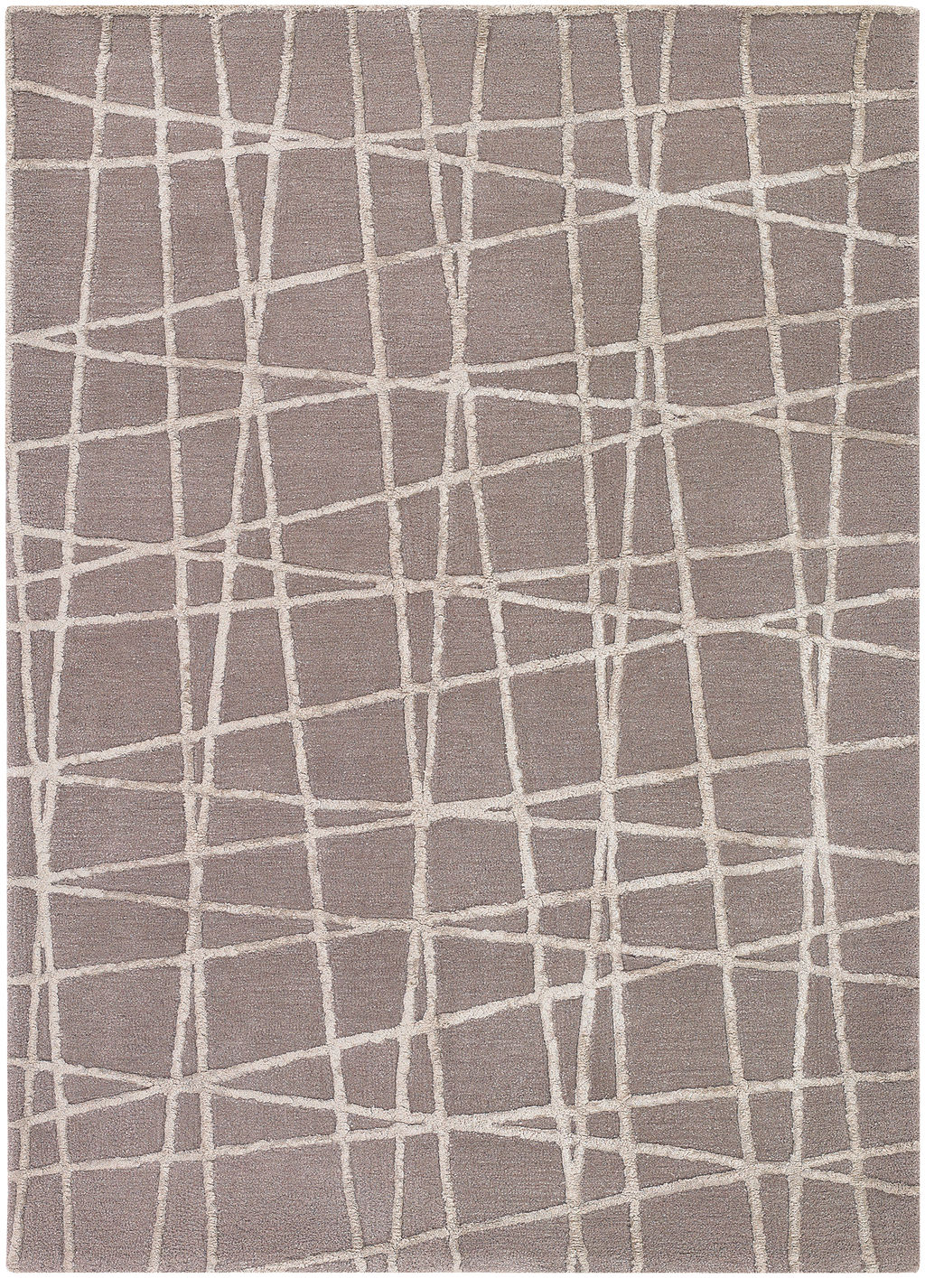 Rug, Truly Transitional in Beige, easy care 85%Polypropylene/15%Polyester, 108" x 156"
