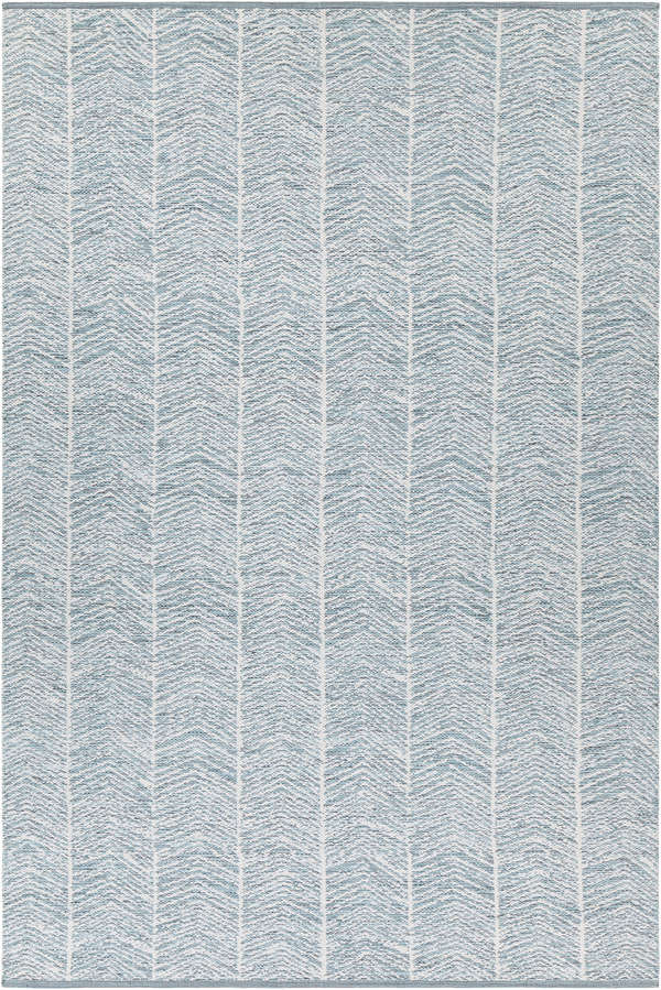 Amy Tranquil, Blue & White  *0.75"H x 60"W x 90"D