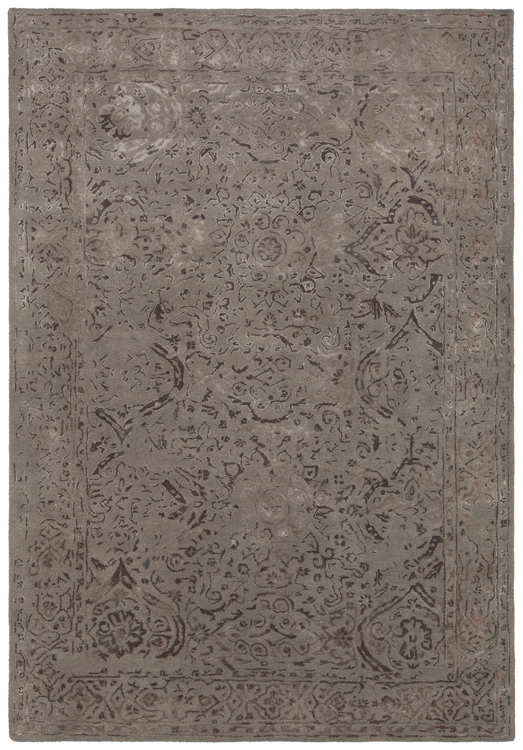 Blue & Taupe 7'9" x 10'6" Area Rug