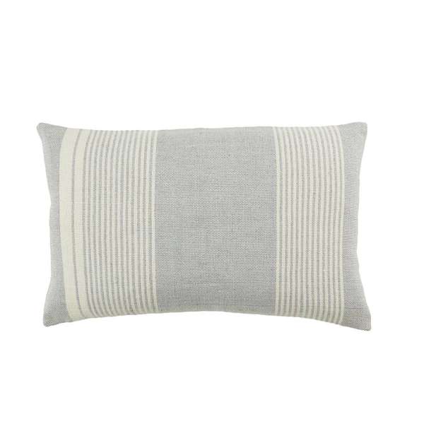 Lumbar 13"X21" Polyester, Light Gray