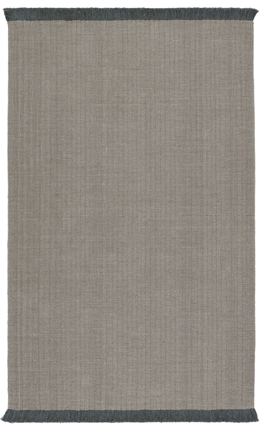 Preview image for Engild Indoor/ Outdoor Solid Light Gray/ Dark Gray Area Rug (8'X10')