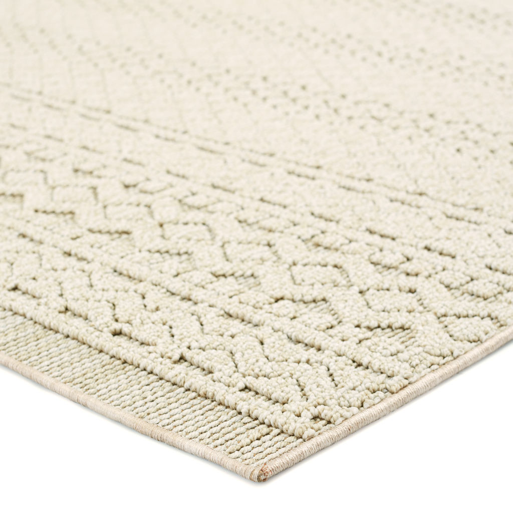 Carina Indoor/ Outdoor Tribal Beige Area Rug (4'X6')