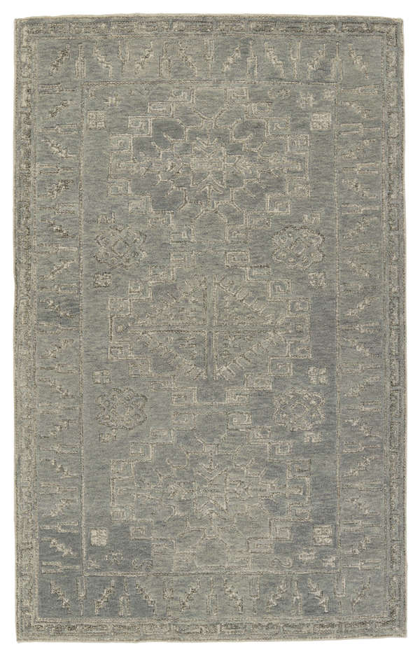Jaipur Living Keller Handmade Medallion Gray/ Cream Area Rug (10'X14')
