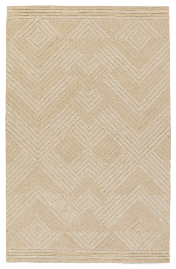 Jaipur Living Silva Handmade Chevron Beige Area Rug (5'X8')
